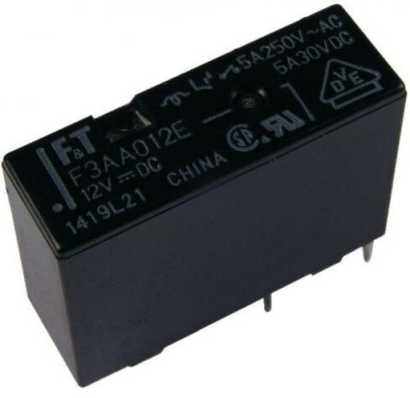 F3AA012 12v 1 Pole 3a/5a Röle - Fujitsu