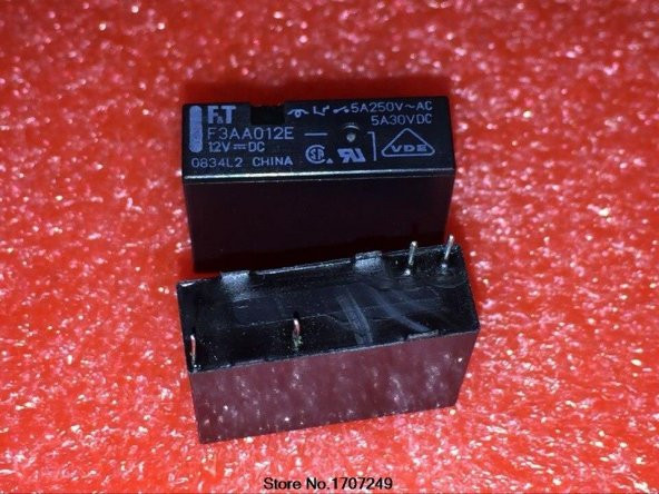 F3AA012 12v 1 Pole 3a/5a Röle - Fujitsu - 2