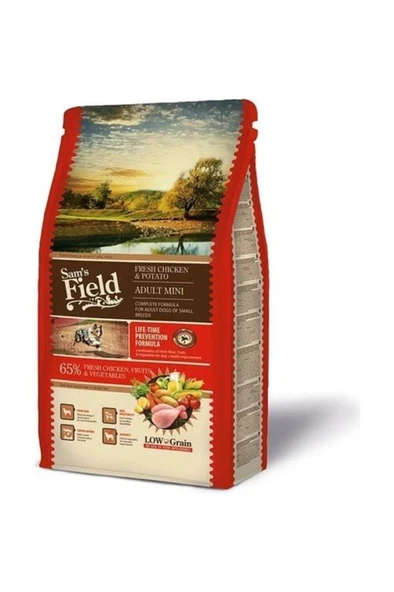 Sam´s Field Fresh Chicken&Potato Adult Mini Köpek Maması 2,5 kg