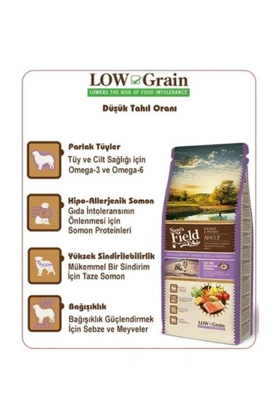 Sam´s Field Salmon & Potato Adult Köpek Maması 2,5 kg