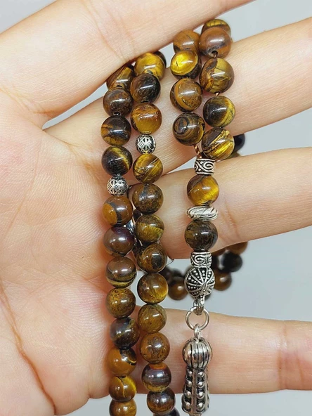 Kaplangözü Taşı 99luk Tesbih 6mm (2903) - Resim 4