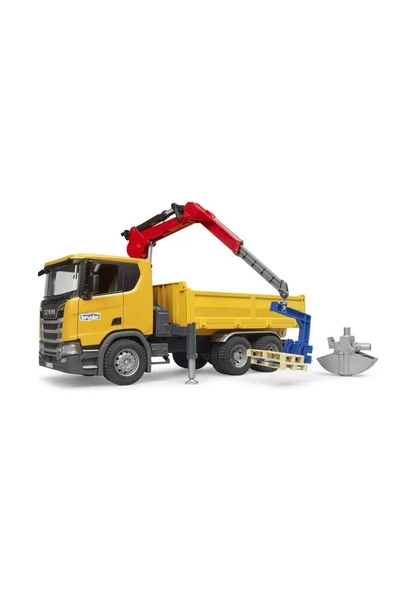 Bruder Scania 560R Vinçli Şantiye Kamyonu BR03551 Lisanslı Ürün - Resim 3