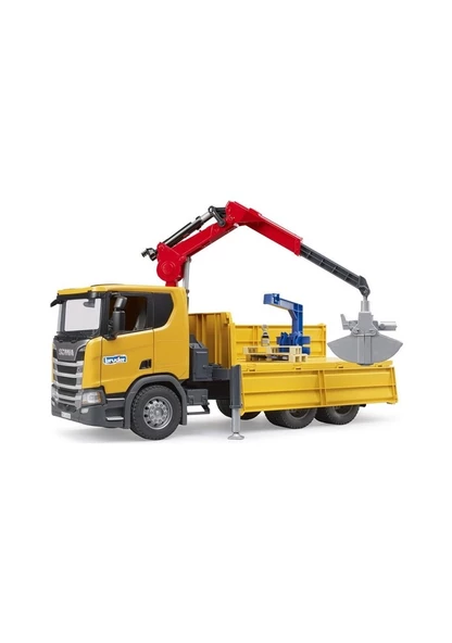 Bruder Scania 560R Vinçli Şantiye Kamyonu BR03551 Lisanslı Ürün - Resim 5