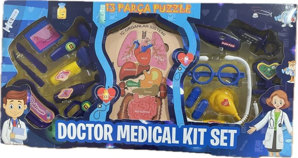 5011 - 13 PARÇA PUZZLE DOKTOR SETİ