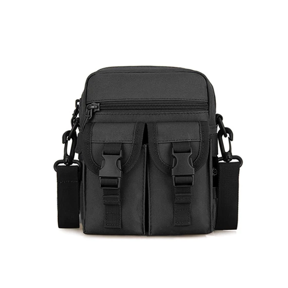Protector Plus Omuzdan Askılı Küçük Taktik Outdoor Gündelik El Çantası Siyah - 2