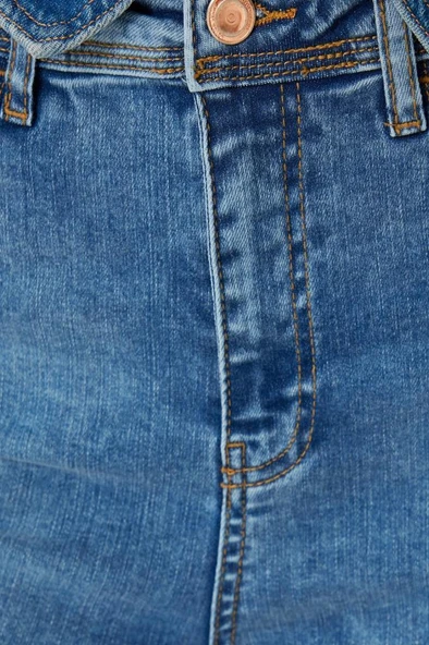 Koton Yüksek Bel Kot Pantolon Skinny Push Up Fit - Skinny Jean - 6