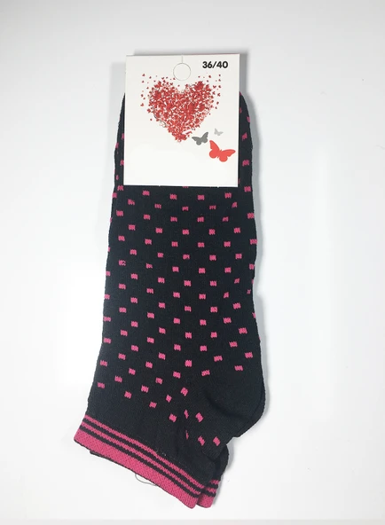 12 Çift Kadın Patik Çorap 14pat - 3