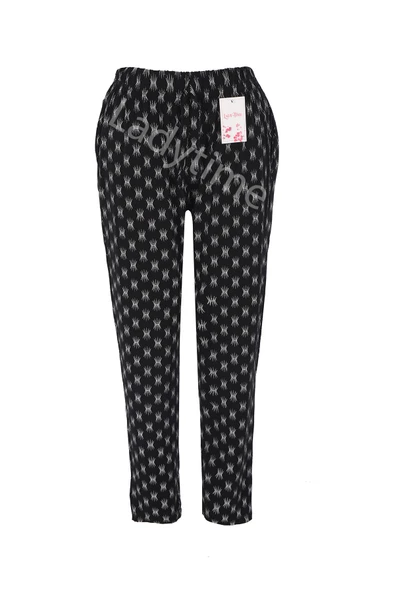 Vip Lüx Cepli Viskon Kadın Pijama Altı ze25 - 2