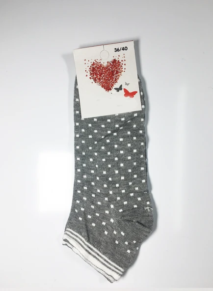 12 Çift Kadın Patik Çorap 14pat - 2