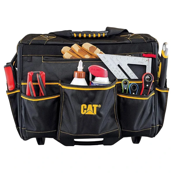 CAT DA980198 18'' Tekerlekli Ağır Hizmet Bez Alet Takım Çantası - 4
