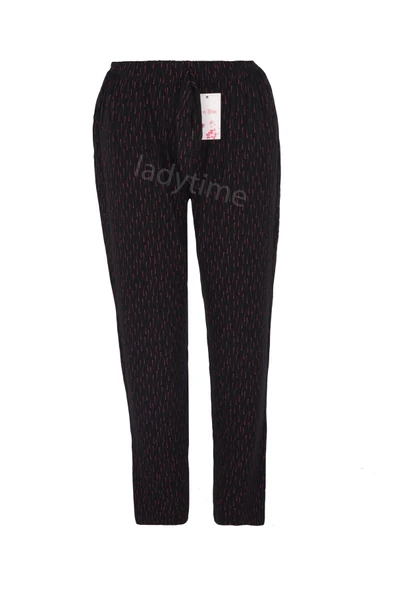 Vip Lüx Cepli Viskon Kadın Pijama Altı ze27 - 6