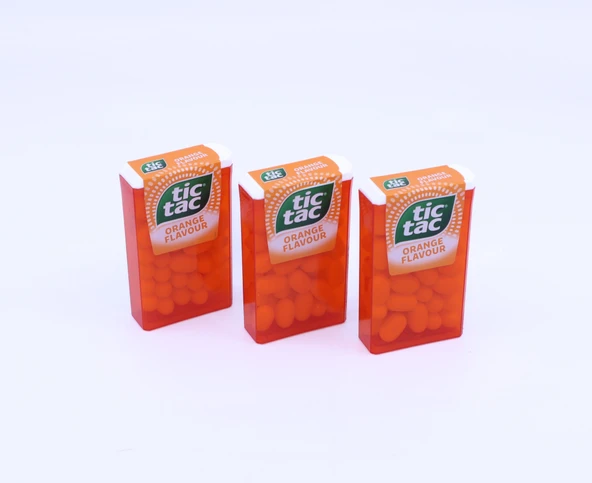 Tic Tac 3'lü Set - Portakal Aromalı Şeker - 2