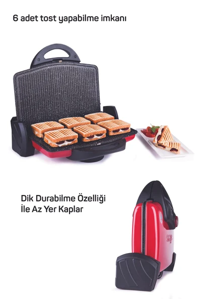 Tostzade Tm060 Granıt Tost Makınesı Sıyah Sgh23081 - 3