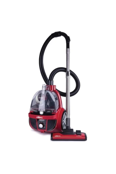 Spektron Torbasız Elektrikli Süpürge Kırmızı&siyah