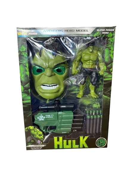 Kutulu Spiderman Maskeli Mermi Fırlatıcılı Fiğür Set - 2