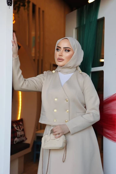 KRUVAZE CEKETLİ ETEKLİ SCUBA TAKIM - 7