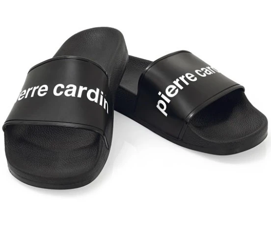 Pierre Cardin Plaj Havuz Deniz Siyah Erkek Terlik