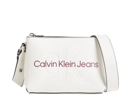 Calvin Klein Beyaz Kadın 14,5x21x8 Çapraz Çanta K60K610681 ürün görseli