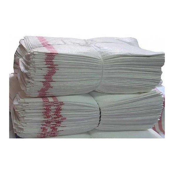 Baskısız Düz Beyaz Çuval İnşaat Moloz Çöp Çuvalı - 60 x 95 Cm. - 10 Adet - Resim 2