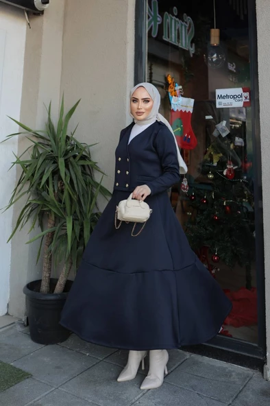 KRUVAZE CEKETLİ ETEKLİ SCUBA TAKIM - 9