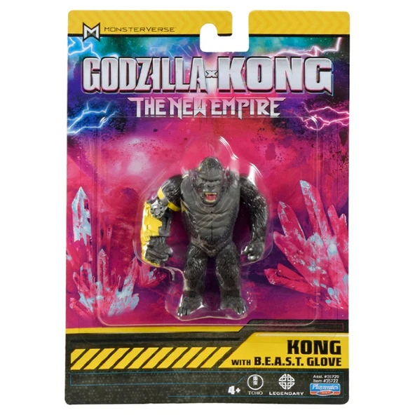Godzilla X Kong Mini Figür 8 Cm Kong Wiht B.E.A.S.T. Glove İkonik Koleksiyonluk Film Karakteri 4+ Ya - 2