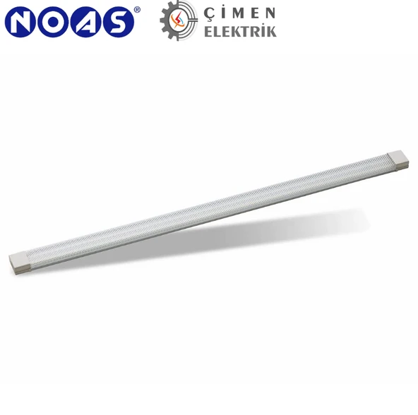 10 Adet NOAS YL98 5001 Kristal Bant Armatür 60W 120 cm 6500K Beyaz