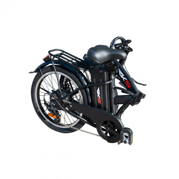 RKS MX25 KATLANABİLİR ELEKTRİKLİ BİSİKLET SİYAH - 4