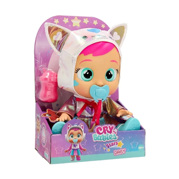 Cry Babies Stars Ağlayan Bebekler S2 30 Cm Daisy Gerçek Gözyaşları Ağlayan İnteraktif Bebek - 8