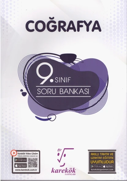 KAREKÖK 9.SINIF COĞRAFYA TEMA VE BEC. SORU BANKASI ürün görseli 1
