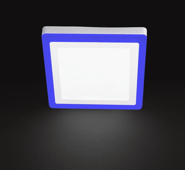 NOAS YL15 1800 R Sıva Üstü Kare 18+6W Fonksiyonlu Led Spot 6500k Beyaz+Mavi - 2