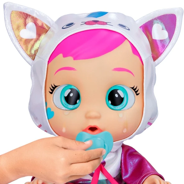 Cry Babies Stars Ağlayan Bebekler S2 30 Cm Daisy Gerçek Gözyaşları Ağlayan İnteraktif Bebek - 5