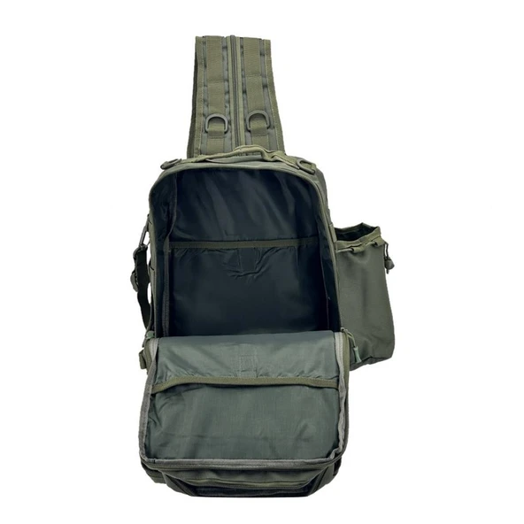 Taktikal TK1005 Bodybag 20 LT Taktic Çapraz Sırt Çantası Haki - 8