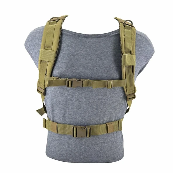 Taktikal TK1100 Taktic 45 LT Sırt Çantası Wolf Brown Kahve - 8