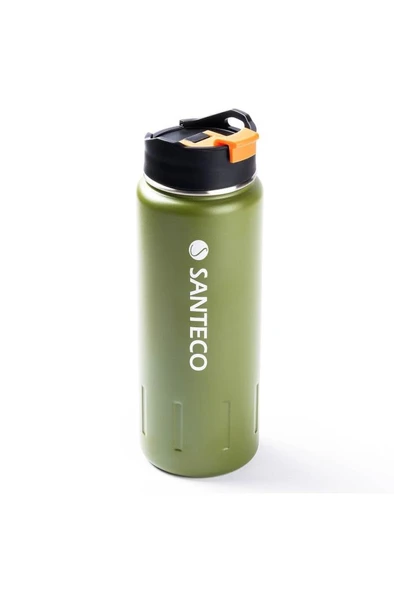 HAERS YEŞİL ÇİFT KATMANLI  PASLANMAZ ÇELİK TERMOS 710ML ürün görseli