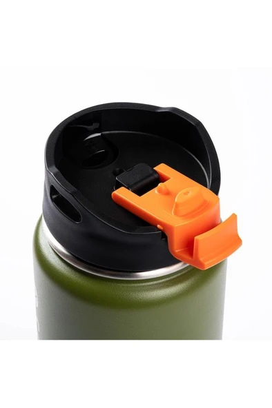 HAERS YEŞİL ÇİFT KATMANLI  PASLANMAZ ÇELİK TERMOS 710ML - Resim 2