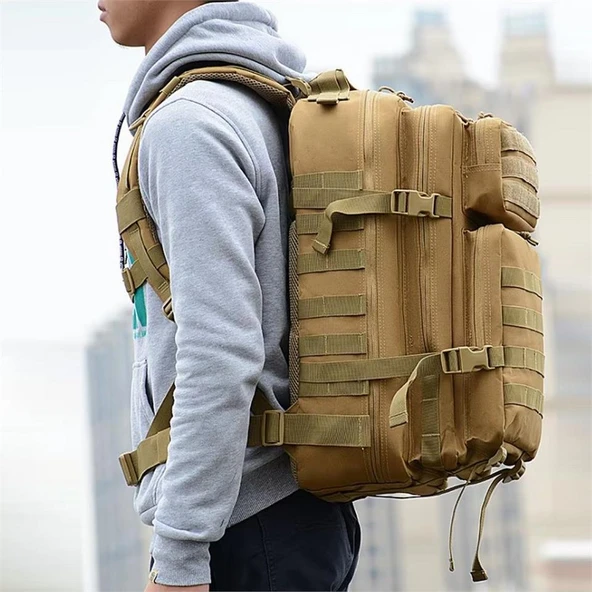 Taktikal TK1100 Taktic 45 LT Sırt Çantası Wolf Brown Kahve - 6
