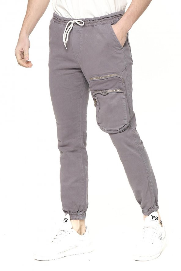 Önden Cift Cepli Arkası Baskılı Erkek Kargo Pantolon - 8