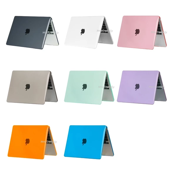 McStorey Macbook Air M1 Kılıf 13inç Kristal Parlak TouchID'li M1 Air A2337 A2179 A1932 ile Uyumlu - 10