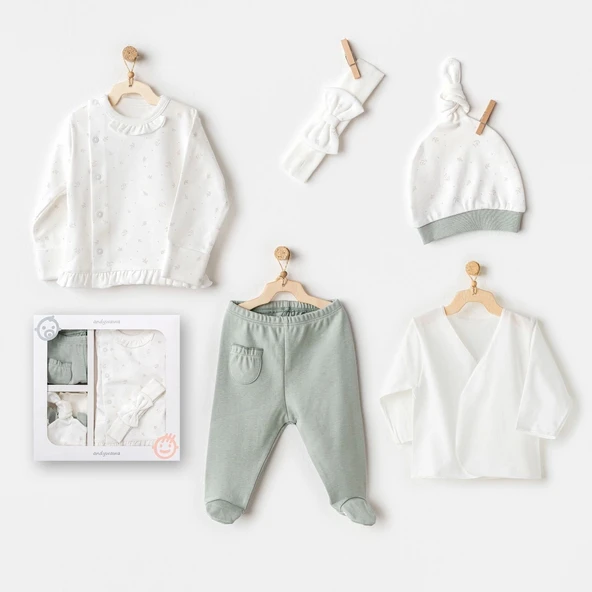 Andywawa AC25130 Cute Bear Friends 5'Li Hastane Çıkışı Green ürün görseli