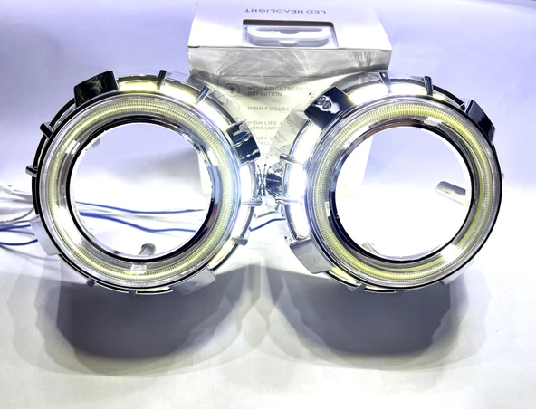 Bi-Xenon 2,5 inc Cree Gündüz Led Halkalı Mercek Kapağı Model 101