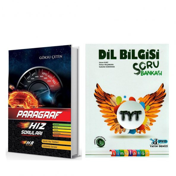 Hız ve Renk Paragraf ile Yayın Denizi Dil Bilgisi Soru Bankası 2 Kitap Set