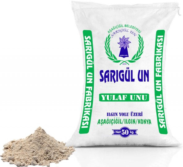 Sarıgül Un Doğal Yulaf Unu 50 KG Taş Değirmen De Öğütülmüş Katkısız Un - 1