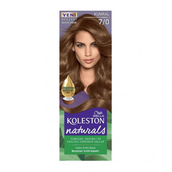 Koleston Naturals  7/0 Kumral Kalıcı Krem Boya
