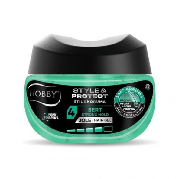 Hobby 250ml  Energy Saç Şekillendirici Jöle No:4 Sert