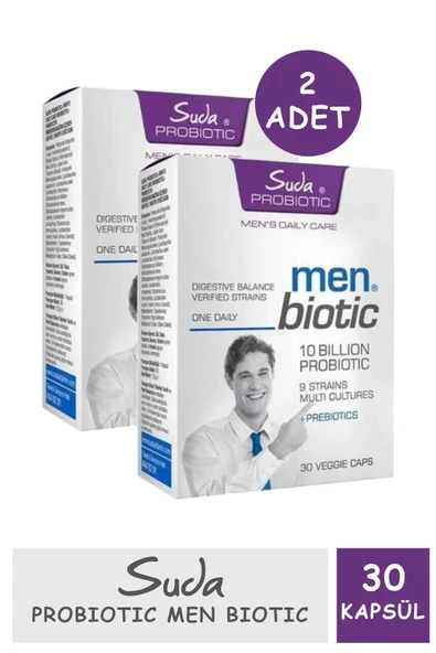 Probiotic Men Biotic 30 Veggie Kapsül 2 Adet ürün görseli 1