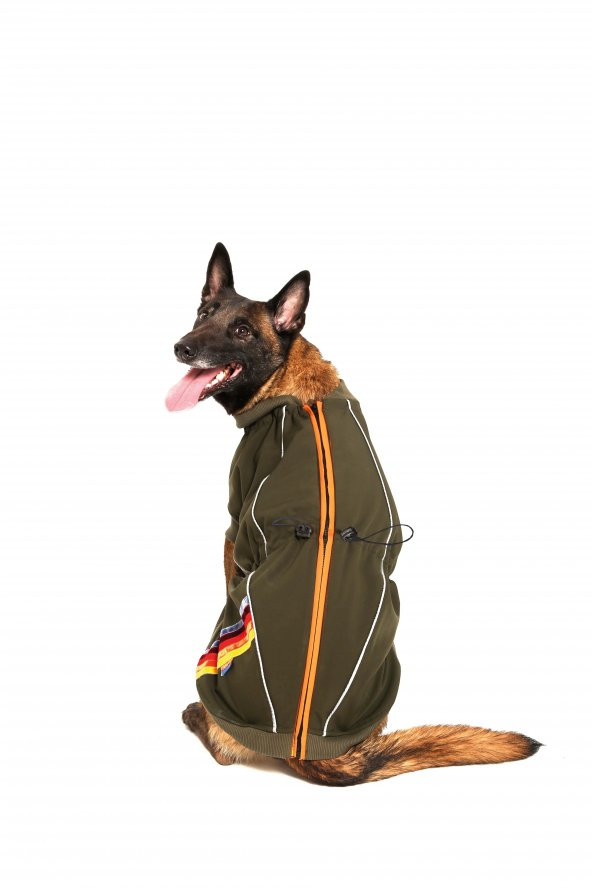 Doxy Büyük Irk Su Geçirmez Fermuarlı Köpek Montu  Lacivert 70 Cm - 2