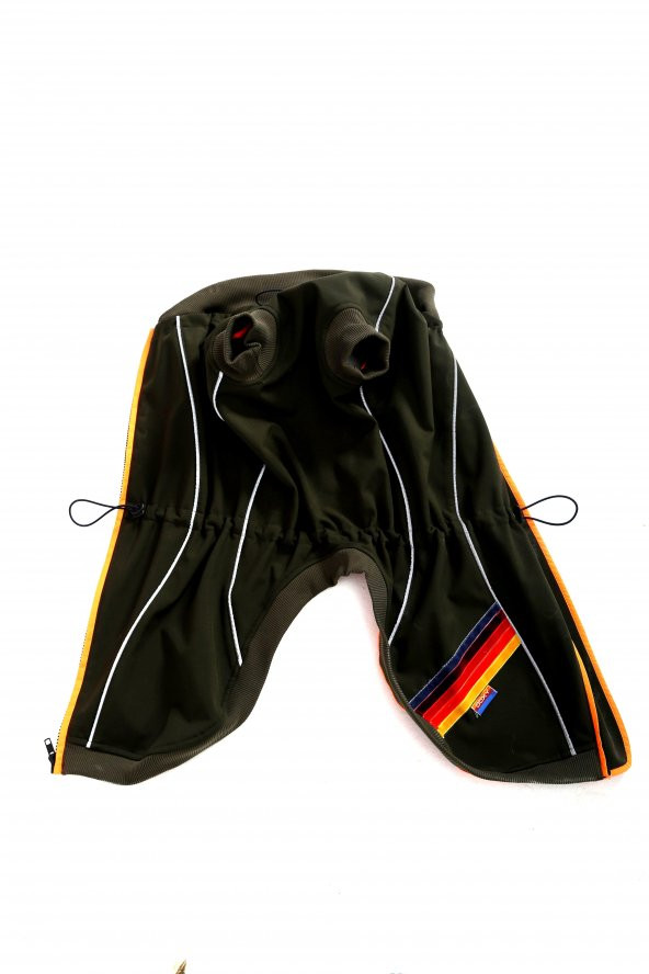 Doxy Büyük Irk Su Geçirmez Fermuarlı Köpek Montu  Lacivert 45 Cm - 6