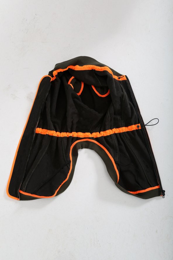 Doxy Büyük Irk Su Geçirmez Fermuarlı Köpek Montu  Lacivert 45 Cm - 5