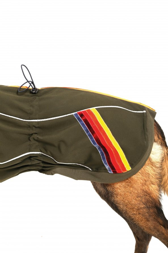 Doxy Büyük Irk Su Geçirmez Fermuarlı Köpek Montu  Lacivert 45 Cm - 7