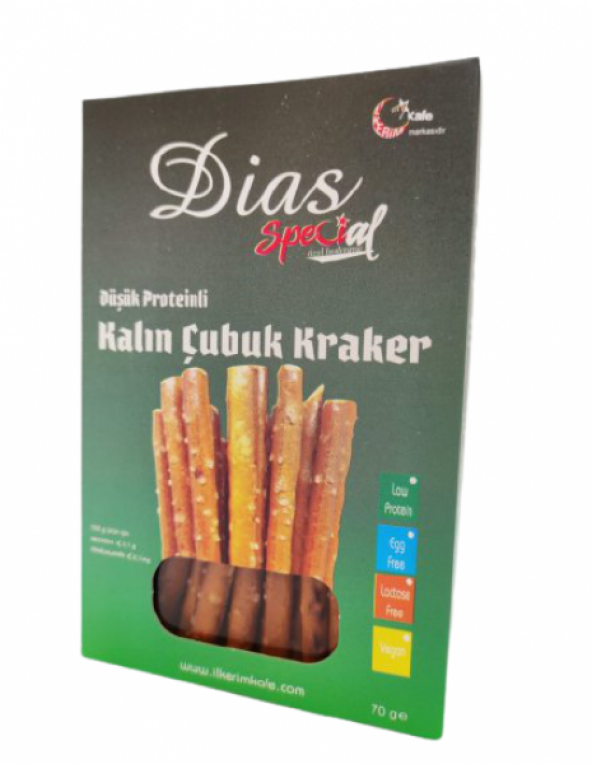 Dias Special Düşük Proteinli Kalın Çubuk Kraker 70 Gr